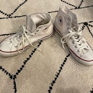 White High Top Converse All Star